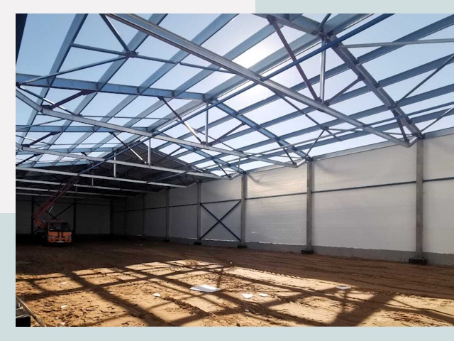 Строительство сенохранилищ в Гулькевичах