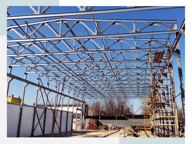 Строительство цехов в Гулькевичи от 622 руб. под ключ