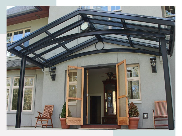 Козырьки металлические в Гулькевичах