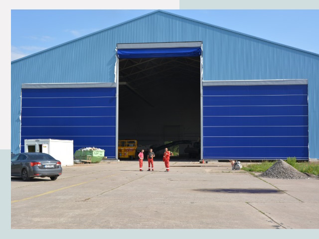 Ангарные ворота в Гулькевичи от СтальСтрой-Гль по цене 622 руб.