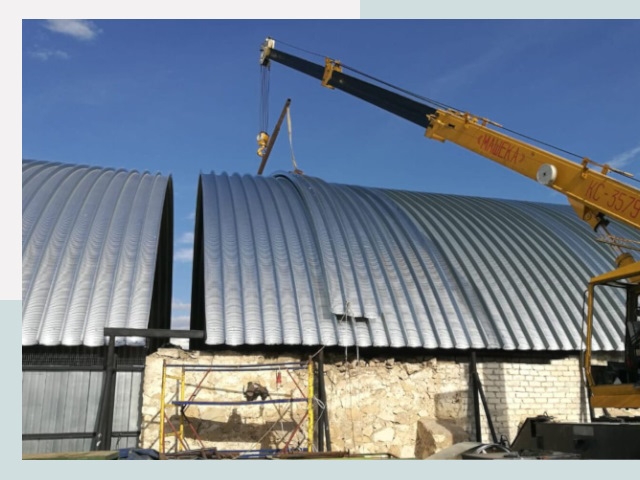 Реконструкция ангаров в Гулькевичах от 622 руб.